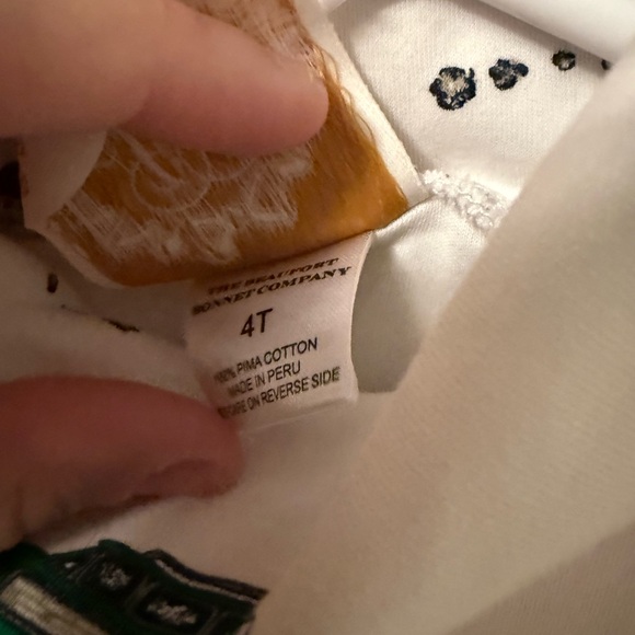 The Beaufort Bonnet Company Green and Red Christmas Wagons Turtle Neck - Picture 4 of 4